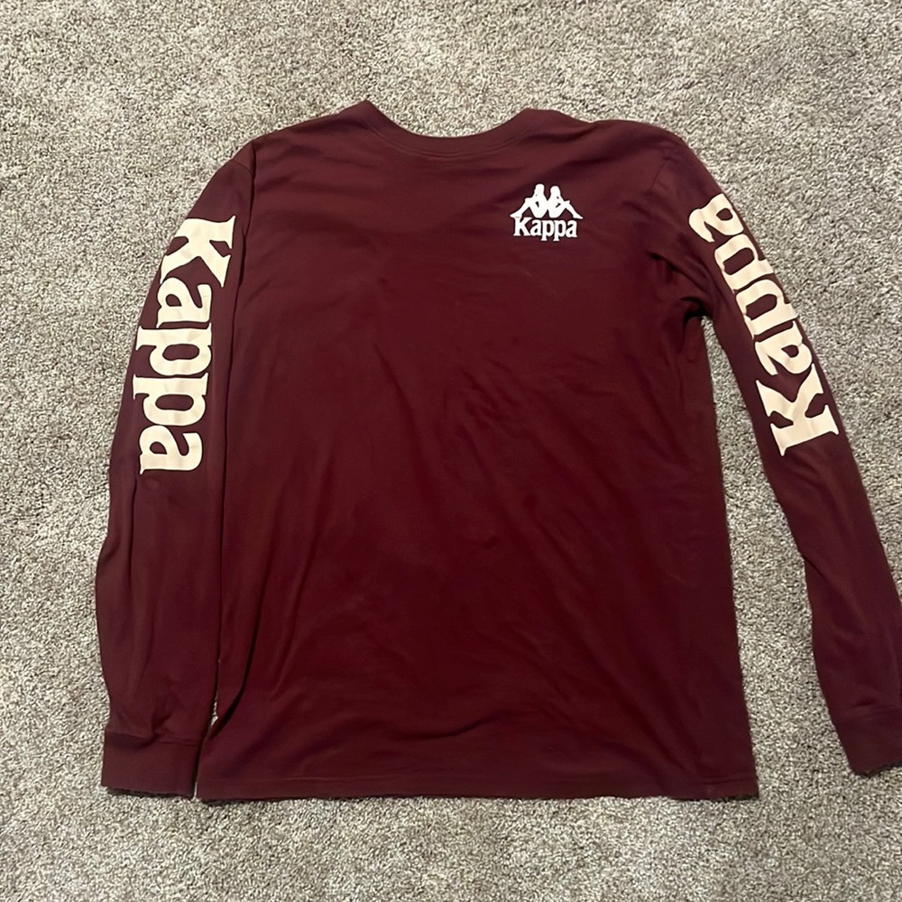 Kappa burgundy long sleeve